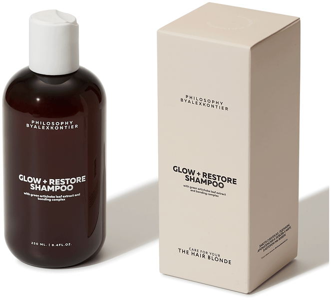 PHILOSOPHY by Alex Kontier / Glow + Restore Shampoo Бондинг шампунь для блеска и реконструкции 250 мл