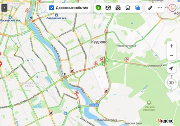 Крупные пробки выросли с утра на КАД | www.fontanka.ru