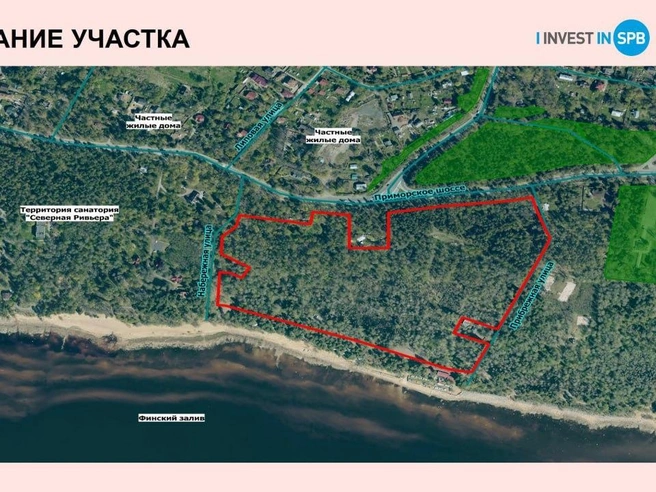 Участок, где должны построить гостиничный комплекс на 151 номер | Источник: пресс-служба администрации СПб