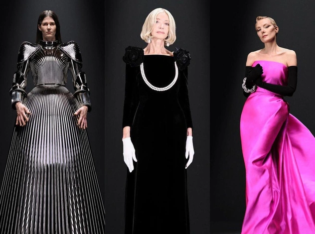 Кутюрный показ Balenciaga открыла 79-летняя модель Даниэль Славик