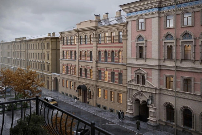 Историческую Синодальную типографию на улице Правды превратят в арт-кластер | Источник: рендер предоставлен Группой RBI