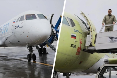 Испытания новых российских самолетов в Архангельске