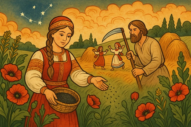 16 июля сеют мак, помогают путникам, косят сено и не начинают новых дел — день для забот и добрых поступков | Источник: GPT