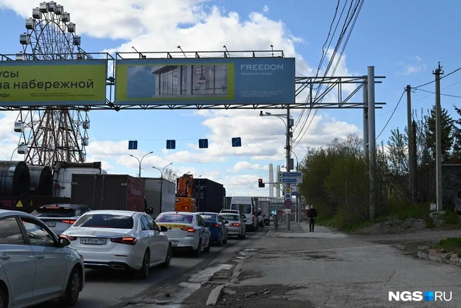 В прошлом году Большевистскую назвали самой загруженной улицей в Новосибирске | Источник: Ева Михалевская / NGS.RU