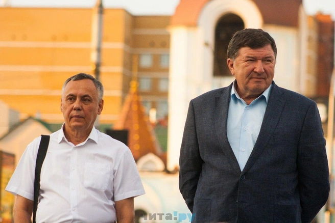 Уполномоченный по правам ребёнка в Забайкальском крае Иван Катанаев и спикер Игорь Лиханов | Источник: Диана Арнольд