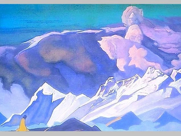«Калки Аватар» — картина Николая Рериха (1932), обращающаяся к образу царя-спасителя из шамбалинского пророчества. | Источник: Wikimedia Commons