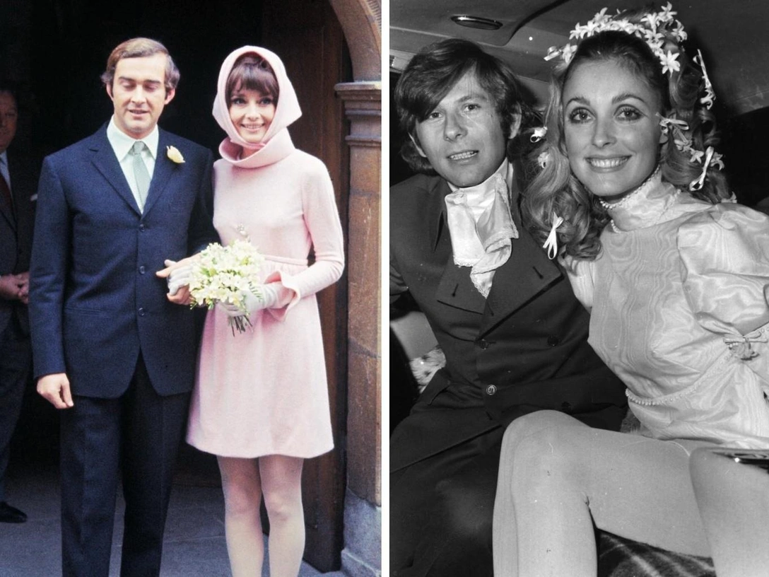 Одри Хепберн и Андреа Дотти, Шэрон Тейт и Роман Полански | marieclaire.ru