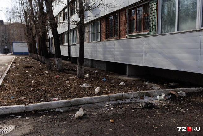 Интересно, нравится ли жителям этого дома находиться в подобной атмосфере? | Источник: Ирина Шарова / 72.RU