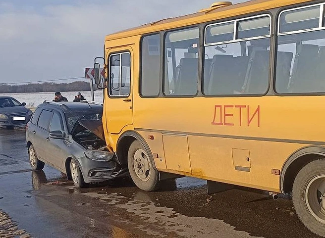 В Рыбновском районе при столкновении автобуса с «Ладой» пострадали три человека | ya62.ru