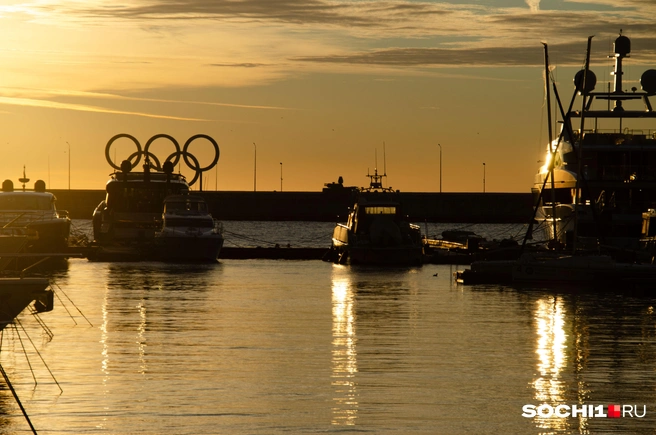 Порт, модернизированный к Олимпиаде для приема международных судов, оказался не приспособлен для парома | Источник: Оксана Витязь