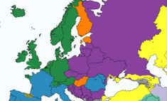 Карта: как звучит местоимение «Я» в разных странах Европы
