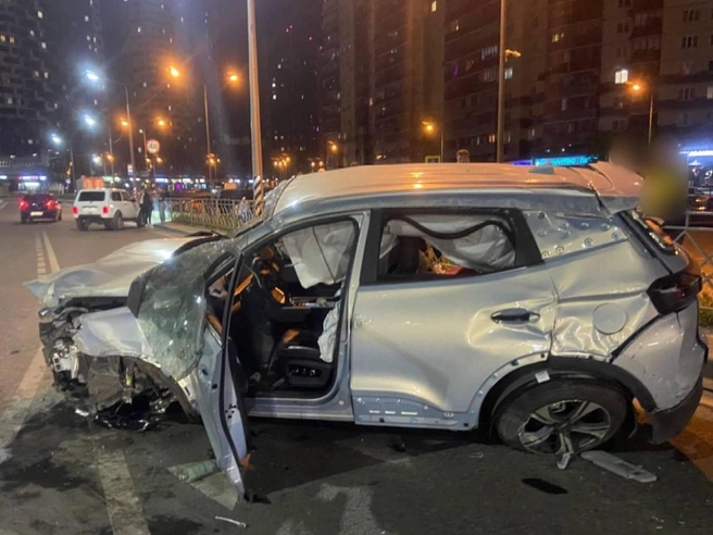 За рулем кроссовера был 35-летний мужчина | Источник: ГУ МВД России по Воронежской области