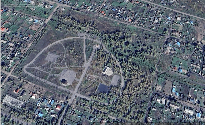 Парк на данный момент пришел в негодность | Источник: Google Earth Pro