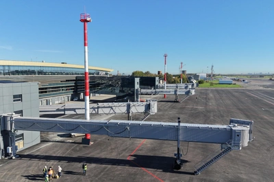 В Большом Савино готов перрон и телетрапы