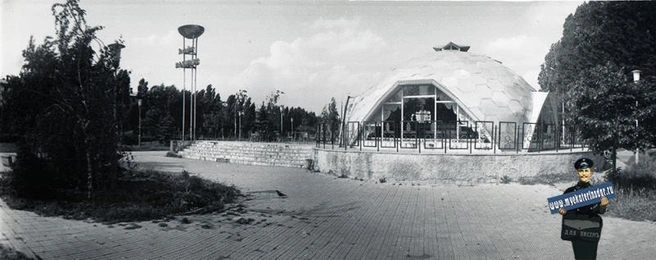 Кафе «Олимпия» на Ставропольской, 1984 год. Сейчас на этом месте находится храм на территории КубГУ | Источник: Василий Кадоркин / myekaterinodar.ru