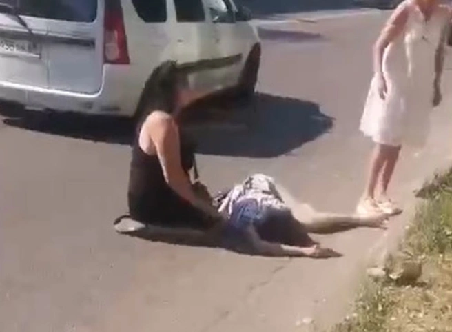 Опубликовано видео с места наезда на женщину в центре Рязани | ya62.ru