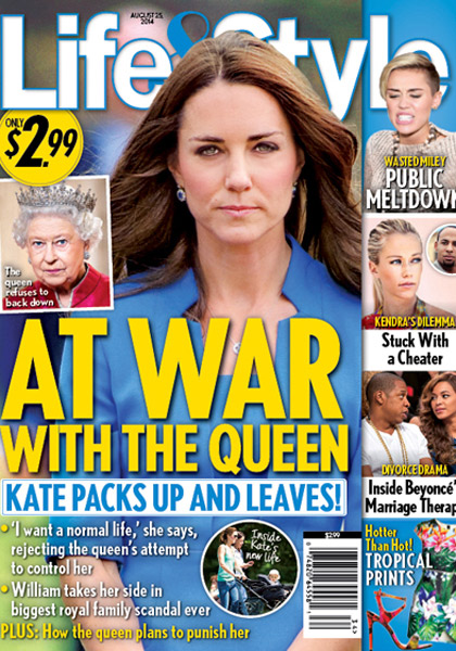 Кейт встала на тропу войны с королевой