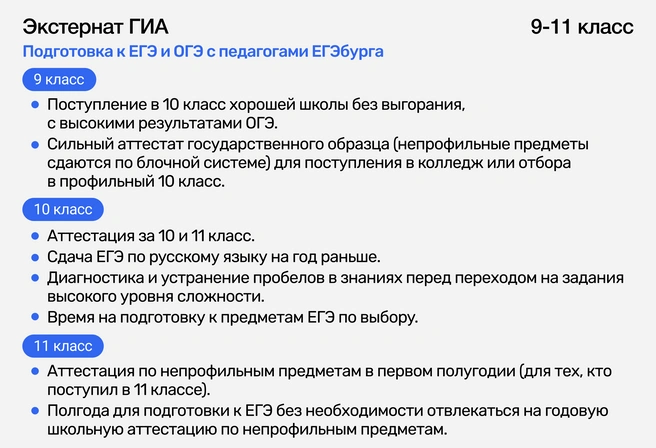 Для тех, кто хочет распределить силы ребенка оптимально — вложить их в подготовку к ОГЭ и ЕГЭ, сэкономив время на общеобразовательной рутине. А также чтобы его результат не зависел от конкретного преподавателя или школы | Источник: Ирина Калмыкова