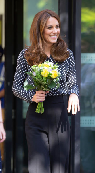 Герцогиня Кейт посетила центр детского здоровья