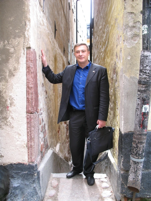 Андрей Солодников в 2011 году в путешествии за границей | Источник: личный архив Андрея Солодникова