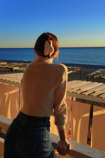 Закат в Пицунде | Источник: личный архив Евгении