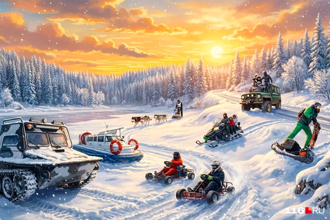 Где найти адреналин в Казани зимой | Источник: Серафима Пантыкина / Городские медиа