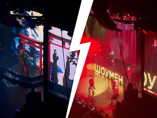 Оформление сцены выполнено в японском стиле | Источник: Читатели НГС