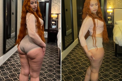 Ice Spice показала себя и назвала «именинным тортом»