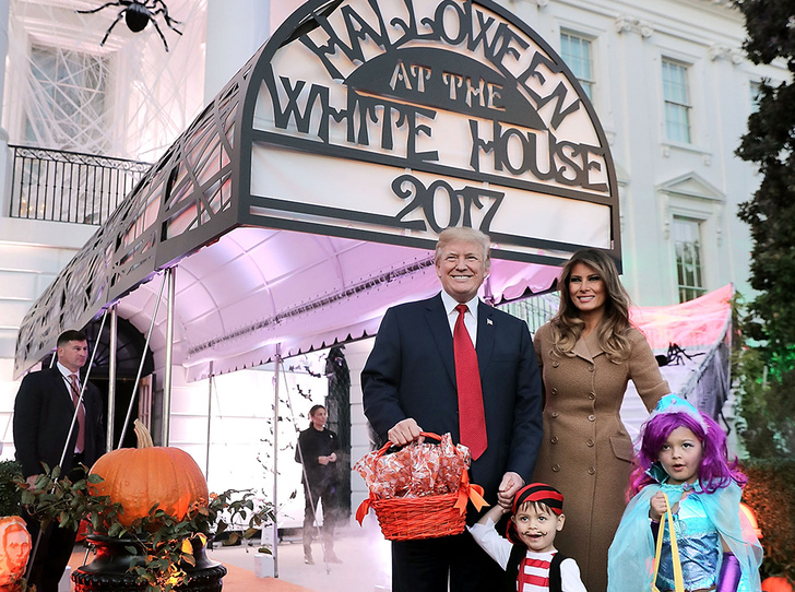 Кошмар в Белом Доме: как Трампы встречают Хэллоуин