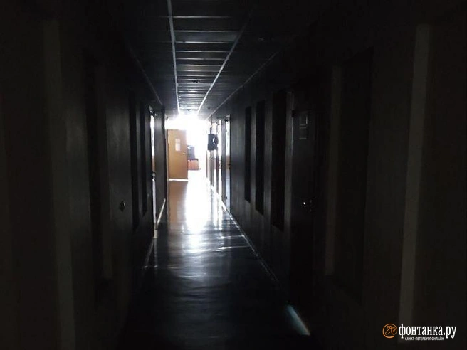 «От 2-го Муринского до Манчестерской». В части Выборгского района не было электричества | Источник: читатель «Фонтанки» Юрий