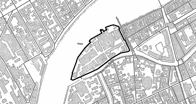 Ново-Адмиралтейский остров расчерчивают под жилье и концертно-театральный комплекс для Курентзиса | Источник: КГА