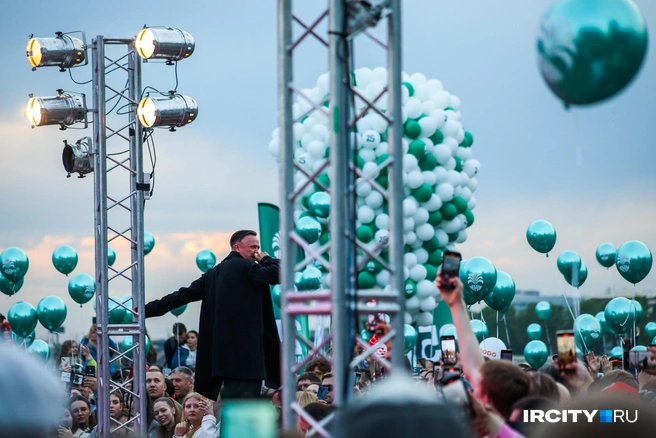 МС Zammer тоже выступил на празднике | Источник: Ксения Филимонова / «ИрСити»