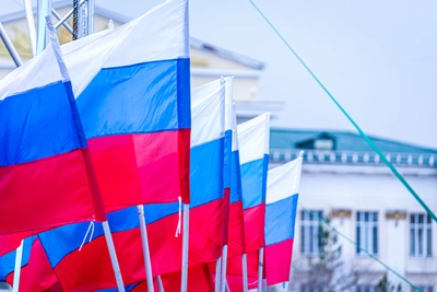 Флаг Забайкалья развернули на ЧМ по футболу в Мексике