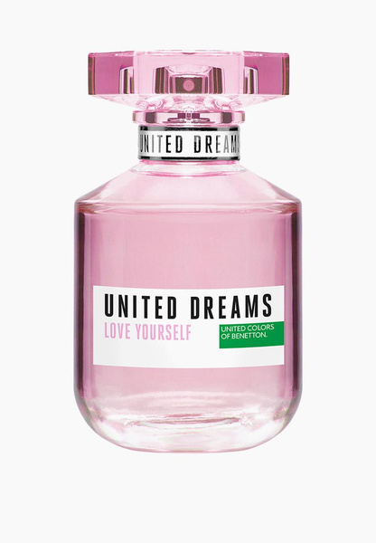 Туалетная вода United Colors of Benetton UNITED DREAMS Love Yourself, «чувственность и женственность», фруктовый цветочный аромат