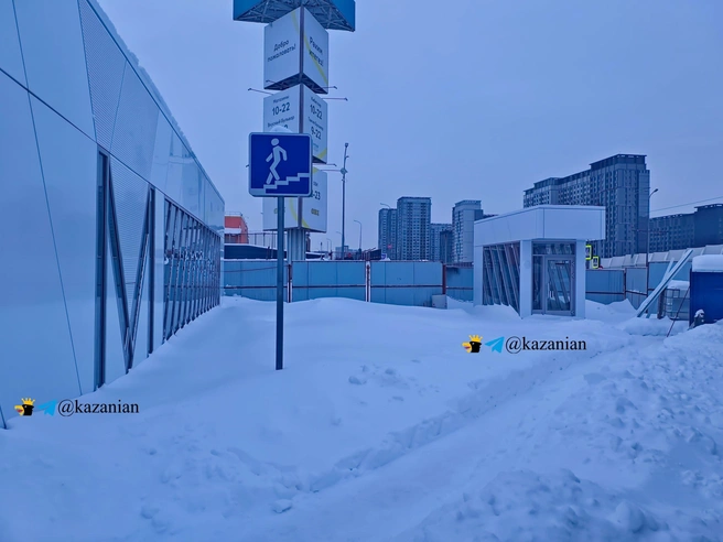 По переходу можно будет выйти к метро прямо от ТЦ&nbsp;«Мега» | Источник: Telegram-канал «Казанец»