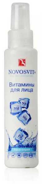 Aqua-спрей Pharma Laboratoty Витамины для лица, Novosvit 