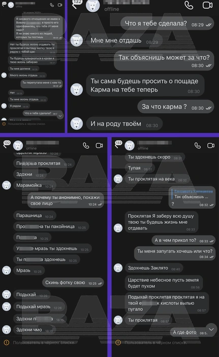 Сталкер угрожает убить Елизавету, облив её кислотой  | Источник: Baza / t.me