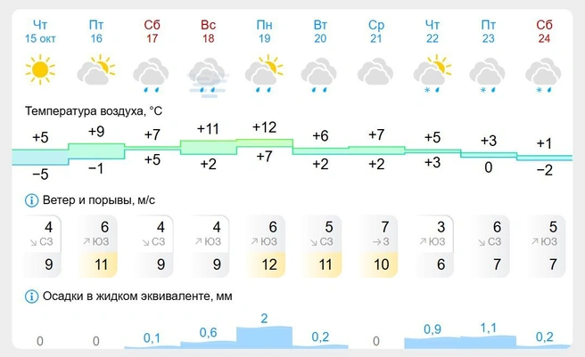 Омичам стоит приобрести зонты | Источник: gismeteo.ru