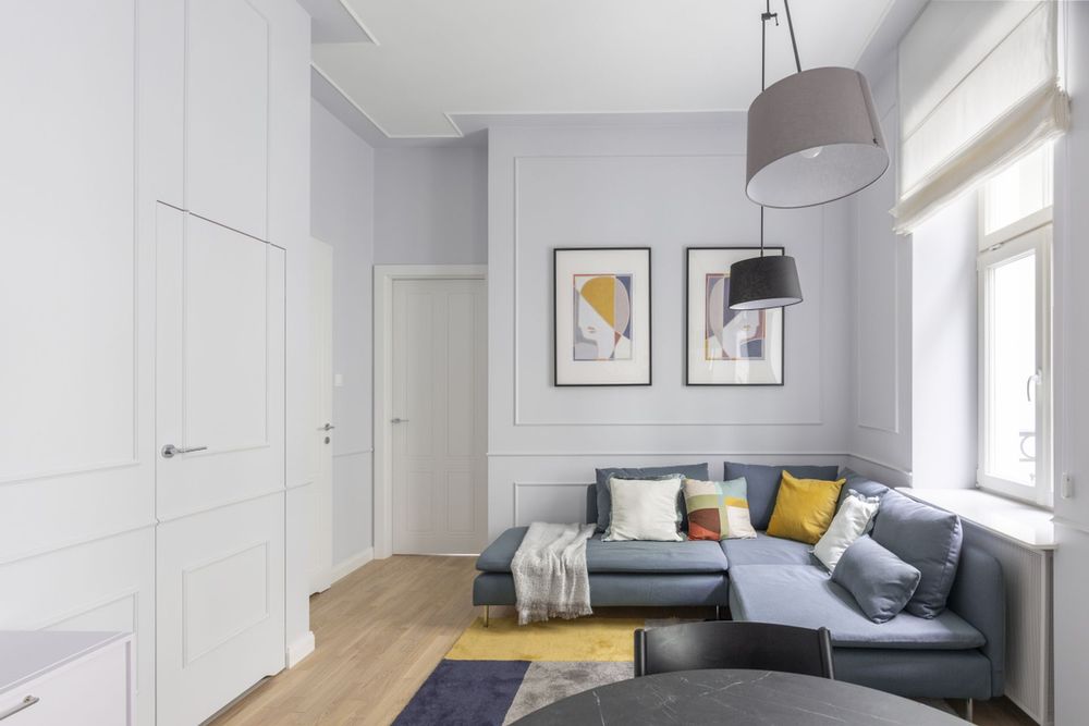 Элегантная квартира 38 м² в Варшаве | Источник: Pion Poziom