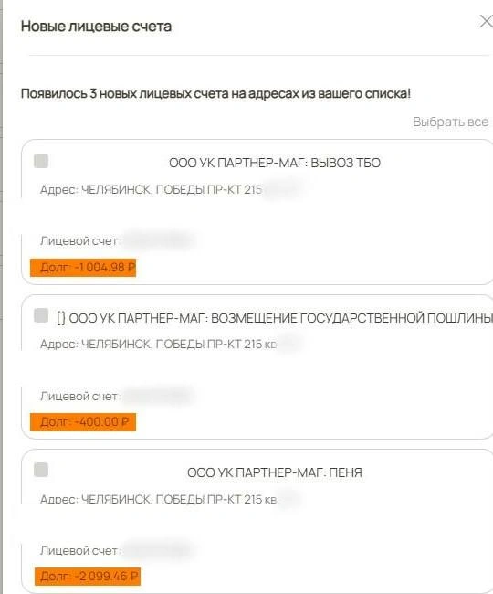А потом обнаружил, что и ФИО, и лицевой счет должника&nbsp;— вовсе не его | Источник: читатель 74.RU 