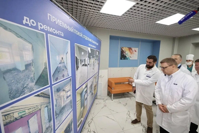 В этом году обновлены сразу несколько отделений районной больницы в Еманжелинске | Источник: пресс-служба Минздрава Челябинской области