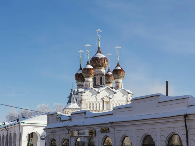 Церковь Спаса на Торгу — еще один величественный храм. | Источник: Артем Бауман / 76.RU