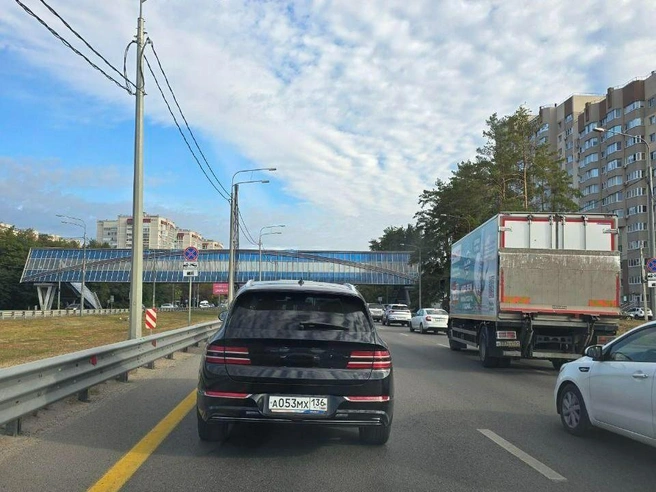 Там произошло ДТП | Источник: читатель Voronezh1.ru