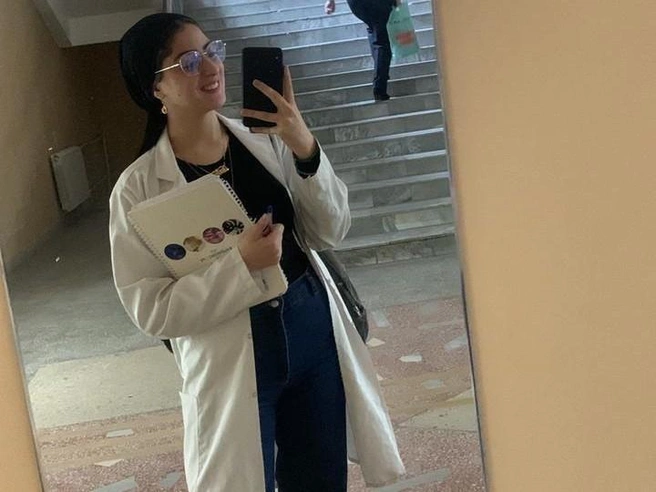 Девушка долго привыкала к местным морозам и гололеду | Источник: Альхан Шальхуб