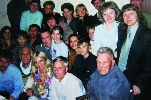Ирина Салтыкова с папой и дедушкой