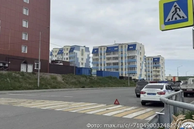 В Петропавловске сбили ребенка и его родителя на переходе