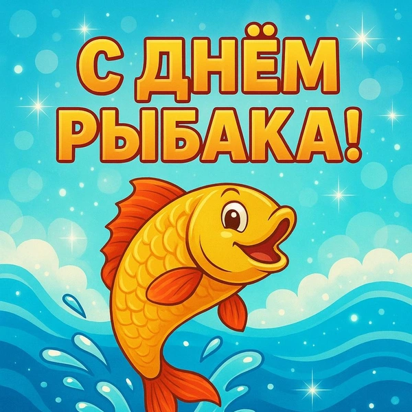 День Рыбака: открытки близким, смешные открытки, открытки другу на день рыбака, открытки на день рыбака, рыбак | Источник: theDay/DALL-E