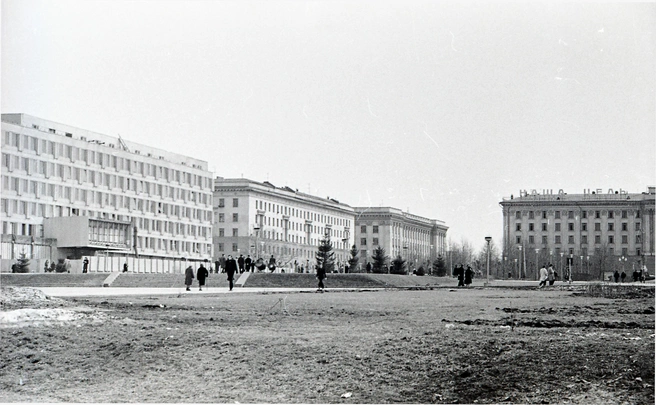 Ансамбль «сталинок» здесь начали строить в 50-х | Источник: фотофонд Самарского областного государственного архива социально-политической истории