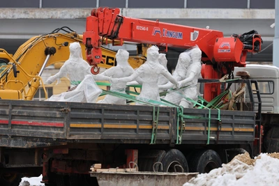 В Волгограде демонтирован фонтан, открытый Путиным