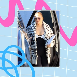 Трикотаж со скандинавским узором в стиле Дженнифер Лопес — самый уютный тренд зимы 2025/26